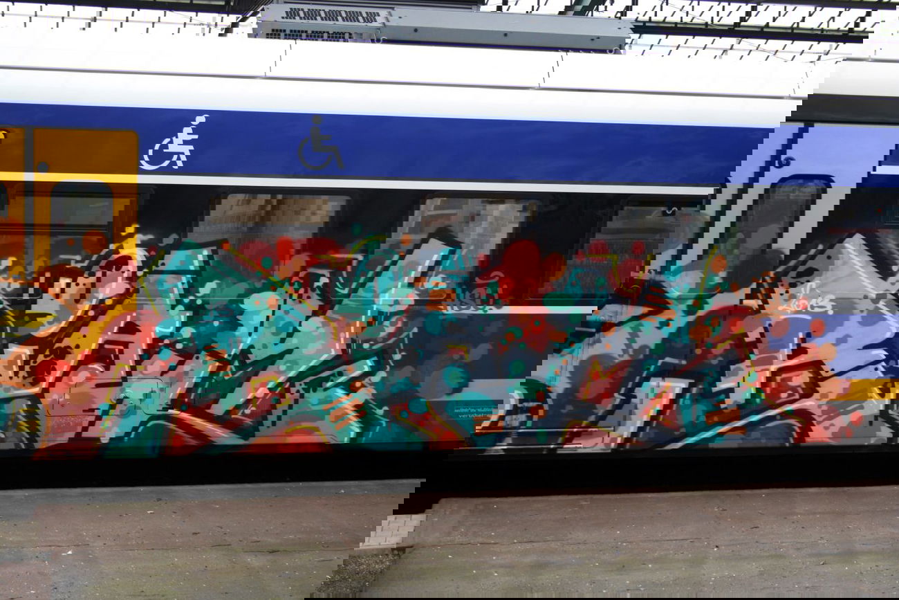 Graffiti Train in Oldenburg - Photo by WhootsUp - Riam (2013)