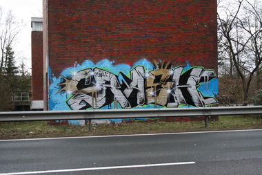 Graffiti Wall in Oldenburg - Photo by WhootsUp - Crash (2012)
