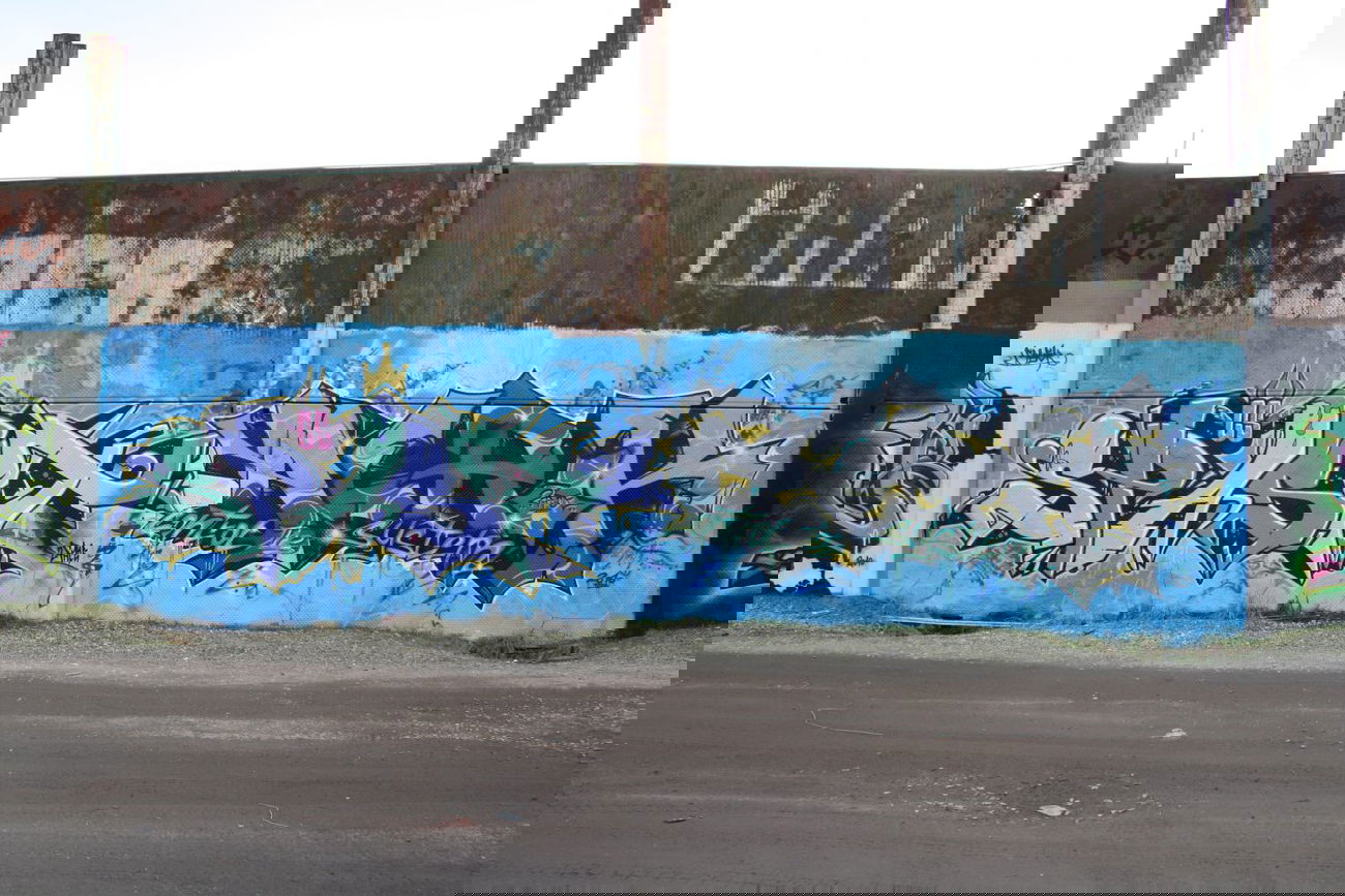 Graffiti Wall in Oldenburg - Photo by WhootsUp - Spast, Alrok (2010)