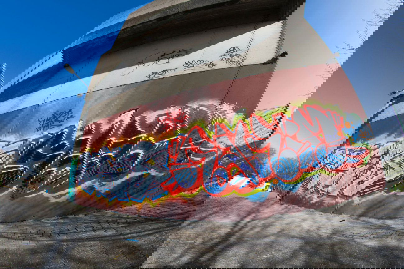 Graffiti Wall in Oldenburg - Photo by WhootsUp - Rlz, Ems (2014)