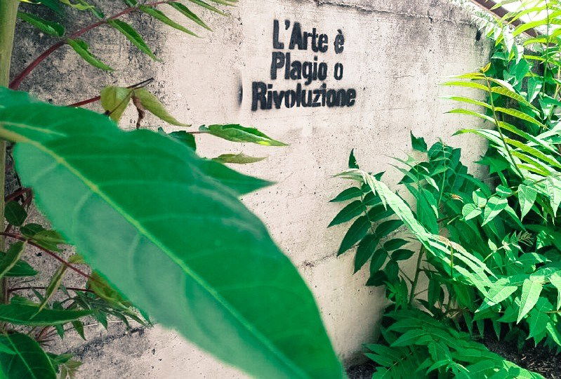 Graffiti Wall in Napoli - Photo by WhyN - art, plagiarism, revolution (2018)