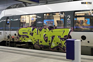Graffiti Train - Photo by WildstyleShop - leipzig, wildstylemagazine, shot