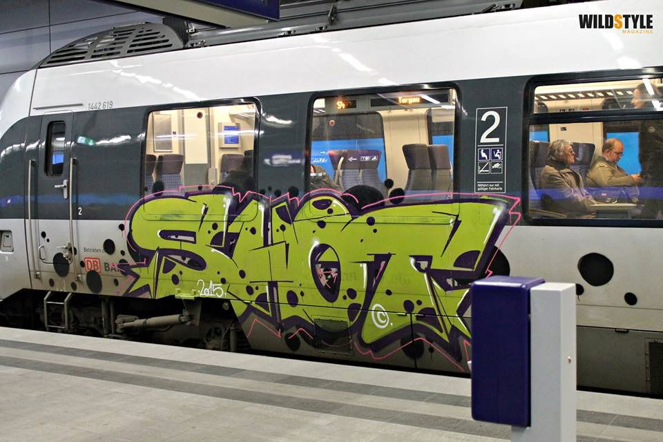 Graffiti Train - Photo by WildstyleShop - leipzig, wildstylemagazine, shot