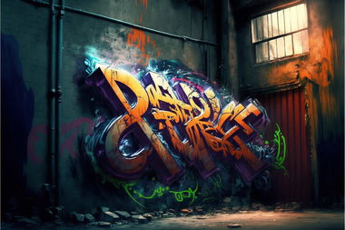 Graffiti Wall in 715 Marshall Avenue - Photo by Winston (2023)