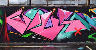 Graffiti Wall in Ukraine - Photo by Wius