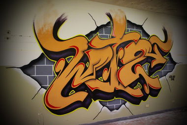 Graffiti Wall in Italy - Photo by WizArt - Wiz, Art (2013)