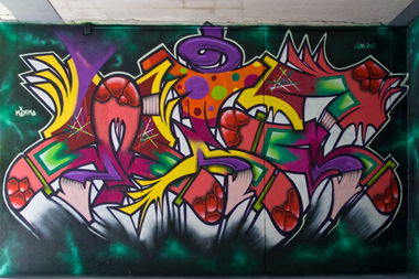 Graffiti Wall in Scanzo-rosciate - Photo by WizArt - Wiz, Art (2013)