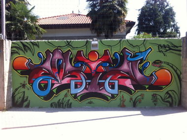Graffiti Wall in Dalmine - Photo by WizArt - Wiz, Art (2013)