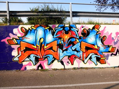 Graffiti Wall in Crema - Photo by WizArt - Wiz, Art (2013)