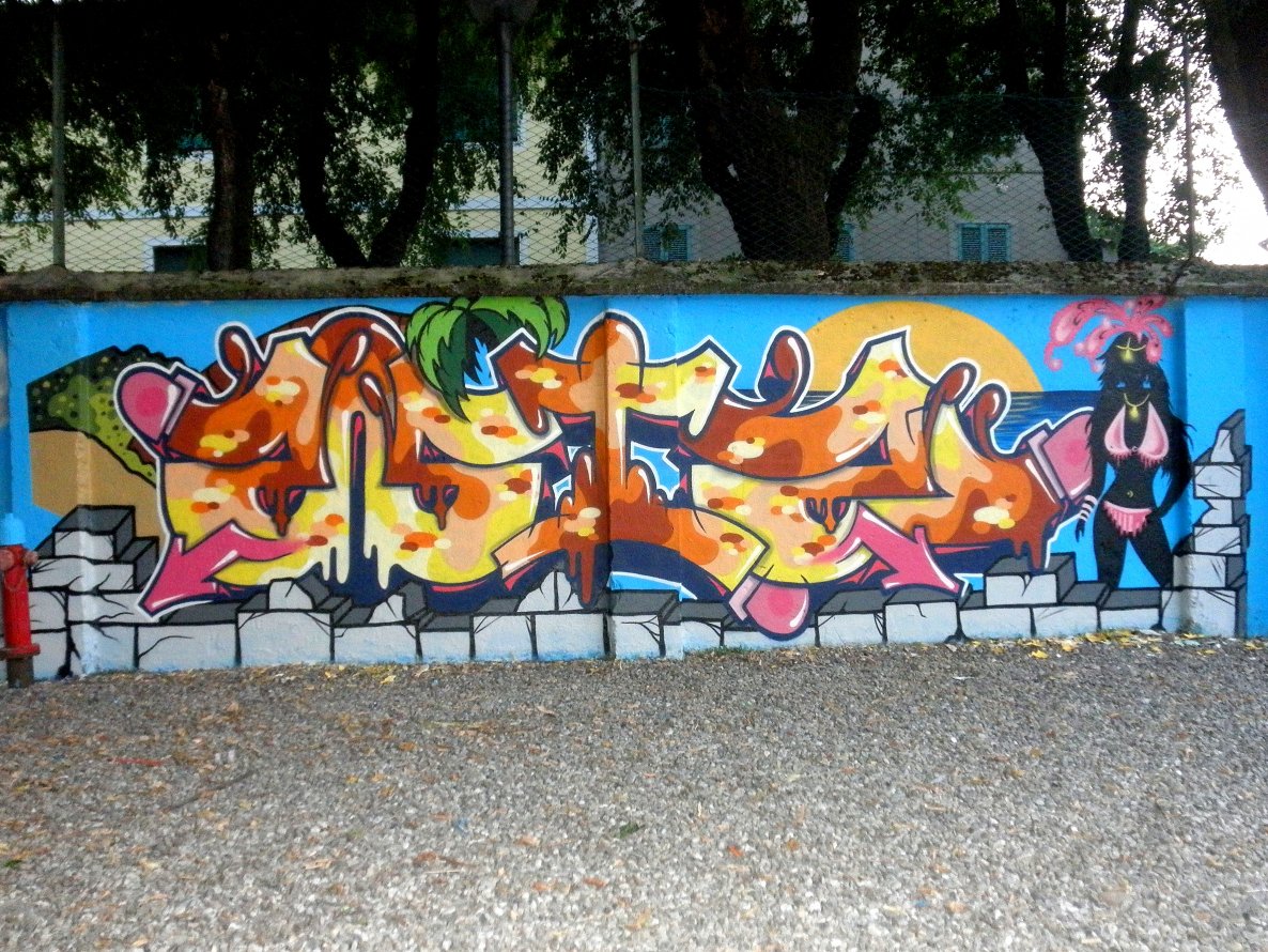 Graffiti Wall - Photo by WizArt