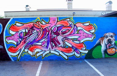 Graffiti Wall in Calcinate - Photo by WizArt - WIZ (2014)