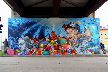 Graffiti Wall - Photo by WizArt - graffiti (2018)