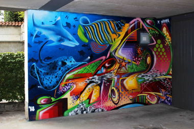 Graffiti Wall in Italia - Photo by WizArt - graffiti (2018)