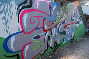 Graffiti Wall in Bergamo - Photo by WizArt - Wiz (2015)