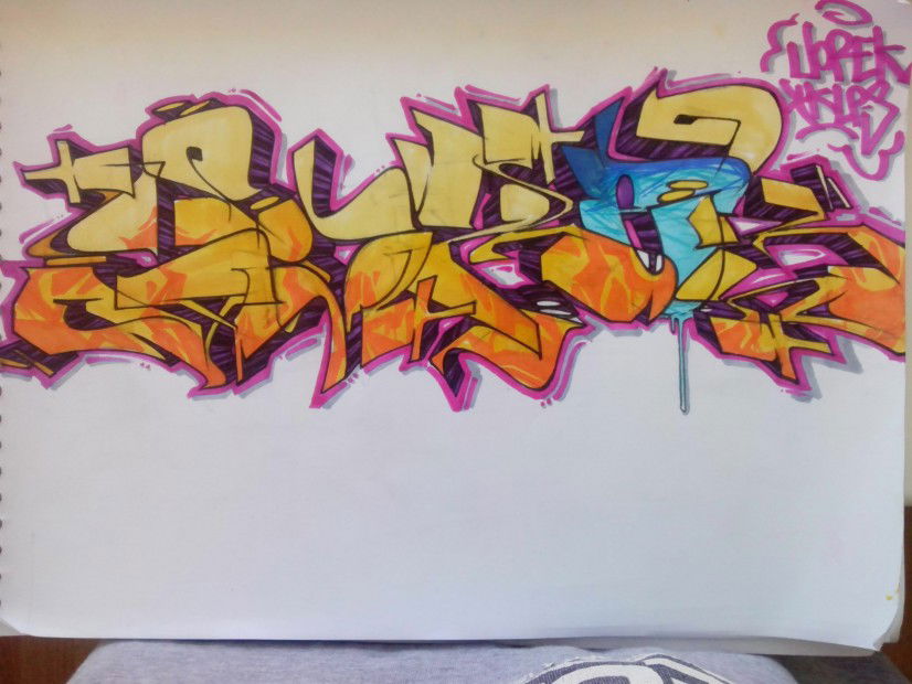 Graffiti Sketch - Photo by WoesOne - woes