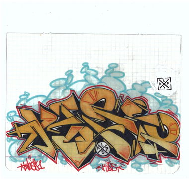 Graffiti Sketch - Photo by WoesOne - KLPS