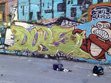 Graffiti Wall in Moscow - Photo by Woker - Dups