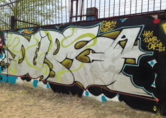 Graffiti Wall in Moscow - Photo by Woker - Dups, woker