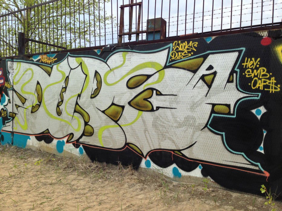 Graffiti Wall in Moscow - Photo by Woker - Dups, woker