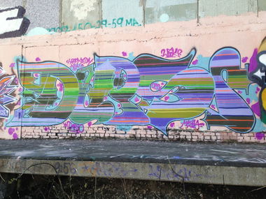 Graffiti Wall in Moscow - Photo by Woker - Woker, dups