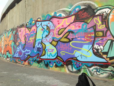 Graffiti Wall in Moscow - Photo by Woker - Woker, dups