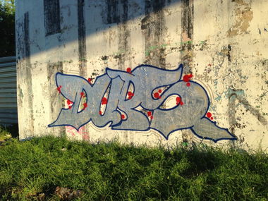 Graffiti Wall in Moscow - Photo by Woker - Dups, Garage, woker