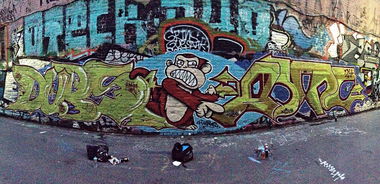 Graffiti Wall in Moscow - Photo by Woker - Woker, Garage, Korea