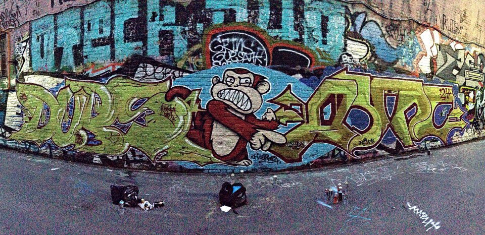 Graffiti Wall in Moscow - Photo by Woker - Woker, Garage, Korea