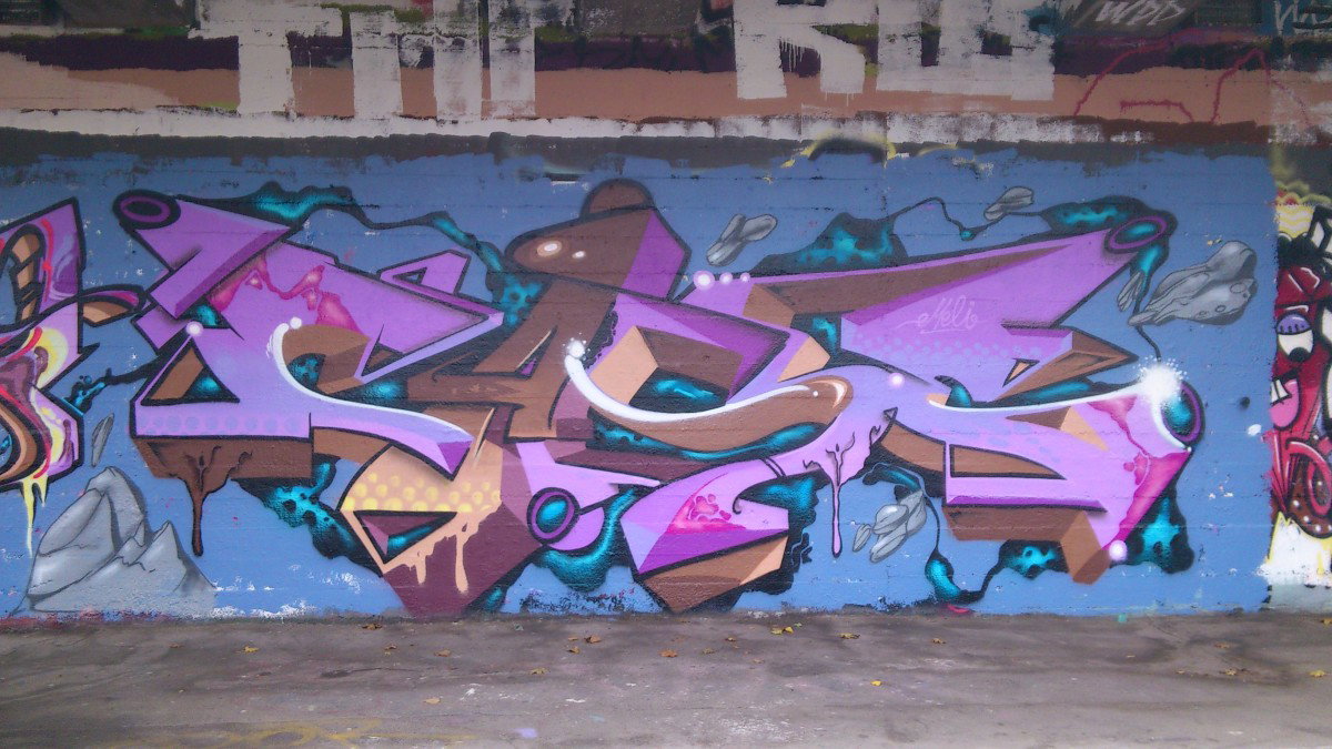 Graffiti Wall in Vienna - Photo by Wolfneck - Vienna, austria, wien