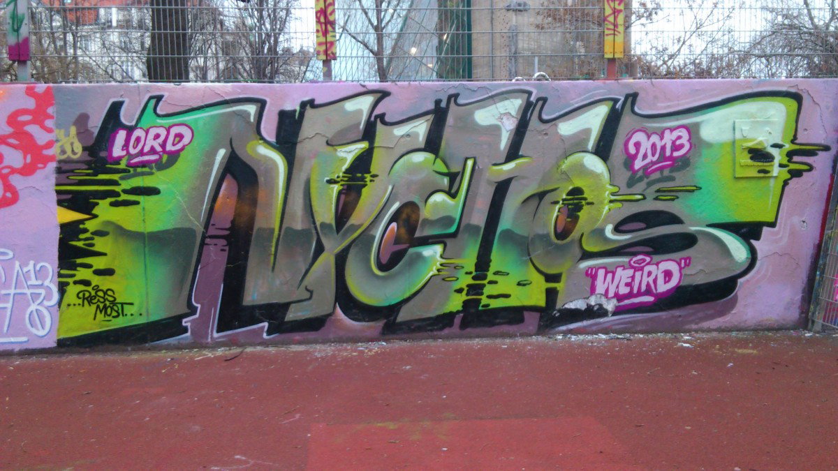 Graffiti Wall in Vienna - Photo by Wolfneck - nychos, vienna, wien
