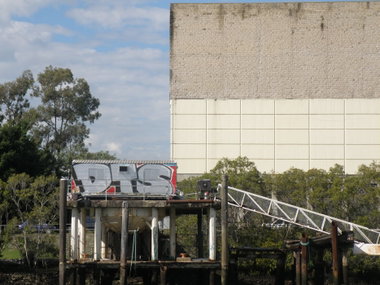 Graffiti Bombing in Brisbane - Photo by Wolfneck - dts, brisbane, australia