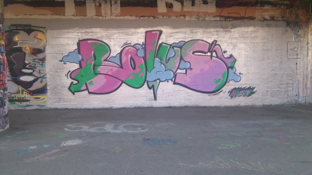 Graffiti Wall in Vienna - Photo by Wolfneck - vienna, wien, danube