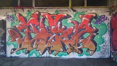Graffiti Wall in Vienna - Photo by Wolfneck - vienna, danube, austria