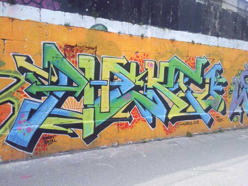 Graffiti Wall in Vienna - Photo by Wolfneck - vienna, danube, piece