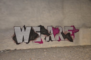Graffiti Bombing in Vienna - Photo by Wolfneck - vienna, system, city