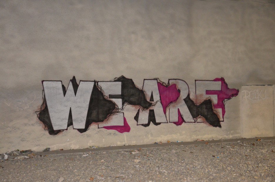 Graffiti Bombing in Vienna - Photo by Wolfneck - vienna, system, city