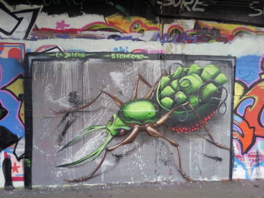 Graffiti Wall in Vienna - Photo by Wolfneck - Vienna, austria, wien