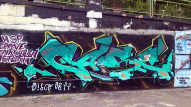 Graffiti Wall in Vienna - Photo by Wolfneck - wall, vienna, wien