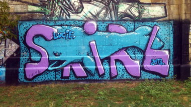 Graffiti Wall in Vienna - Photo by Wolfneck - skirl, wall, vienna