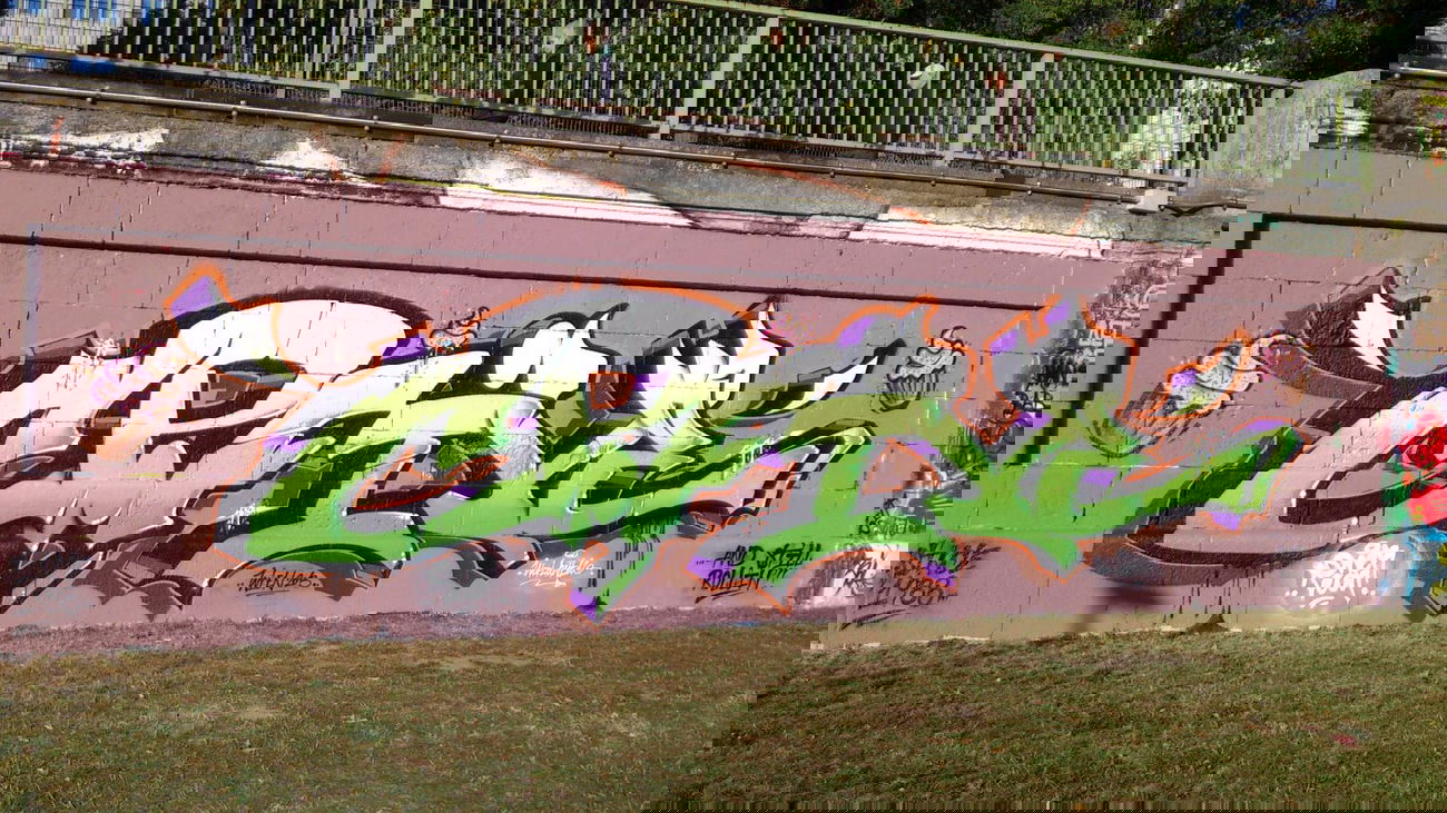 Graffiti Wall in Vienna - Photo by Wolfneck - wall, of, fame