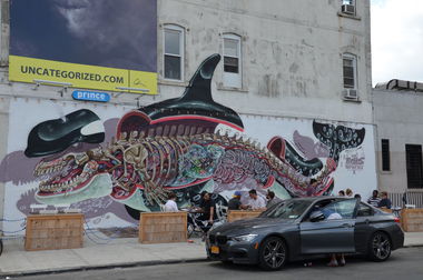 Graffiti Wall in New York - Photo by Wolfneck - nychos, orca, graffiti