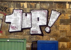 Graffiti Bombing in Vienna - Photo by Wolfneck - bombing, 1up, 1up