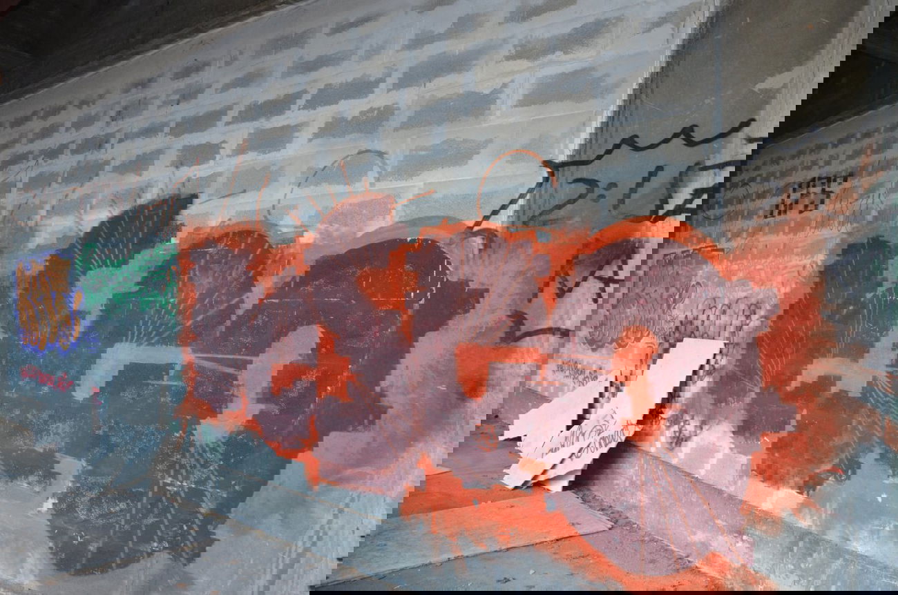 Graffiti Bombing in Vienna - Photo by Wolfneck - deseo, graffiti, tunnel