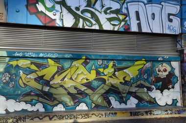 Graffiti Wall in Vienna - Photo by Wolfneck - case, wall, graffiti