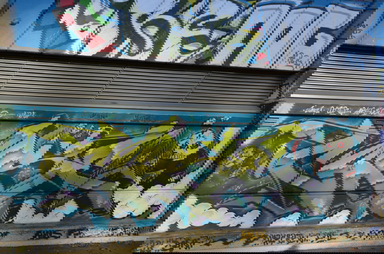 Graffiti Wall in Vienna - Photo by Wolfneck - case, wall, graffiti