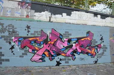 Graffiti Wall in Vienna - Photo by Wolfneck - case, graffiti, wien
