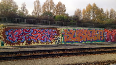 Graffiti Wall in Vienna - Photo by Wolfneck - reset, subrosa, graffiti