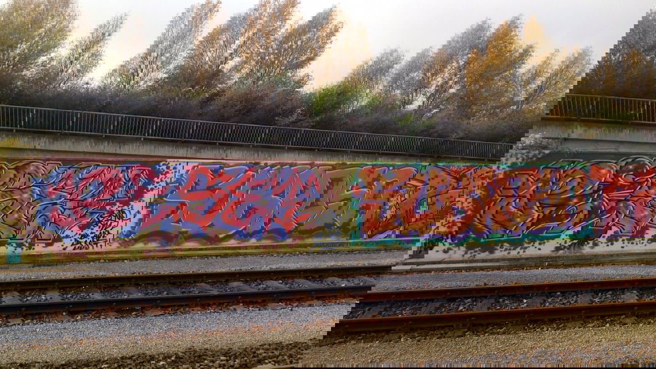 Graffiti Wall in Vienna - Photo by Wolfneck - reset, subrosa, graffiti