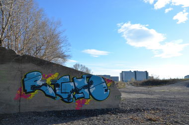 Graffiti Wall in Vienna - Photo by Wolfneck - rgue, graffiti, wien