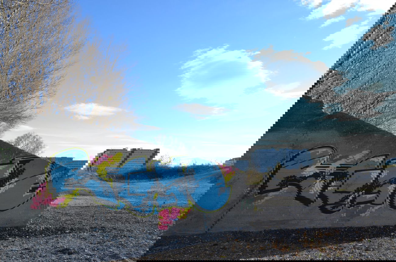 Graffiti Wall in Vienna - Photo by Wolfneck - rgue, graffiti, wien